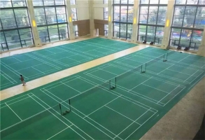 重庆某排球场铺设PVC地板
