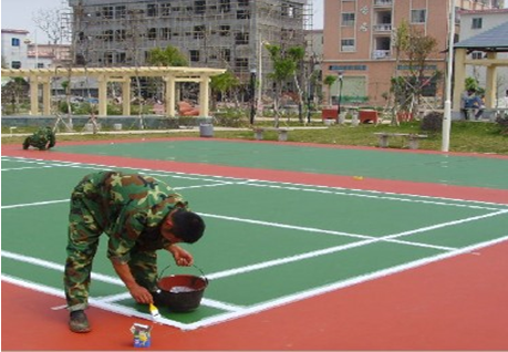 重庆羽毛球场地板胶